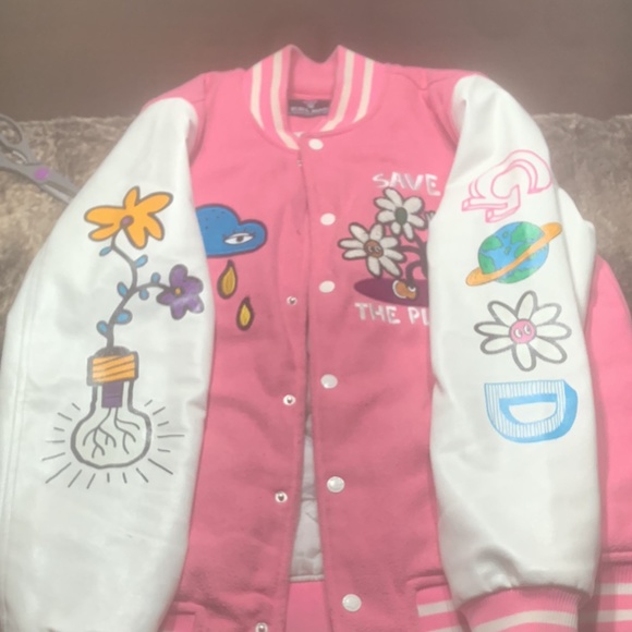 REBEL MINDS VARSITY JACKET AND MATCHING BELT